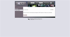 Desktop Screenshot of ecci-crm.com
